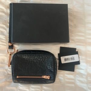 Alexander Wang Fumo Wristlet Black/Rose Gold